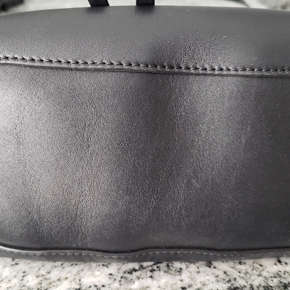 Tory Burch Lg Miller Black Leather Shoulder Bag - Picture 3 of 10